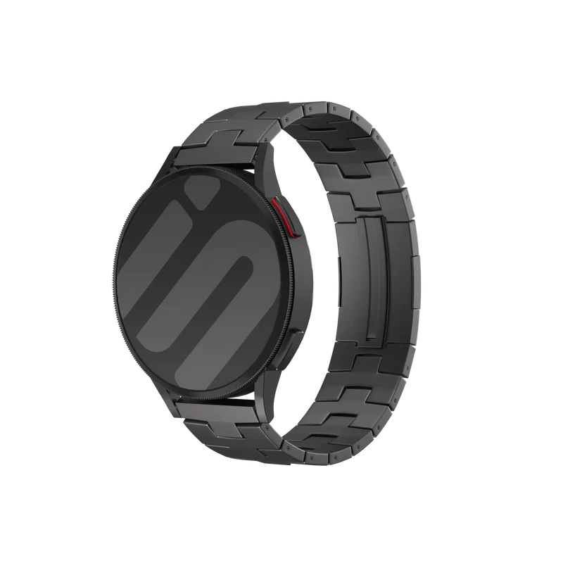 Correa titanio granulado (cierre plano) Motorola Moto Watch Ultra (grafito)