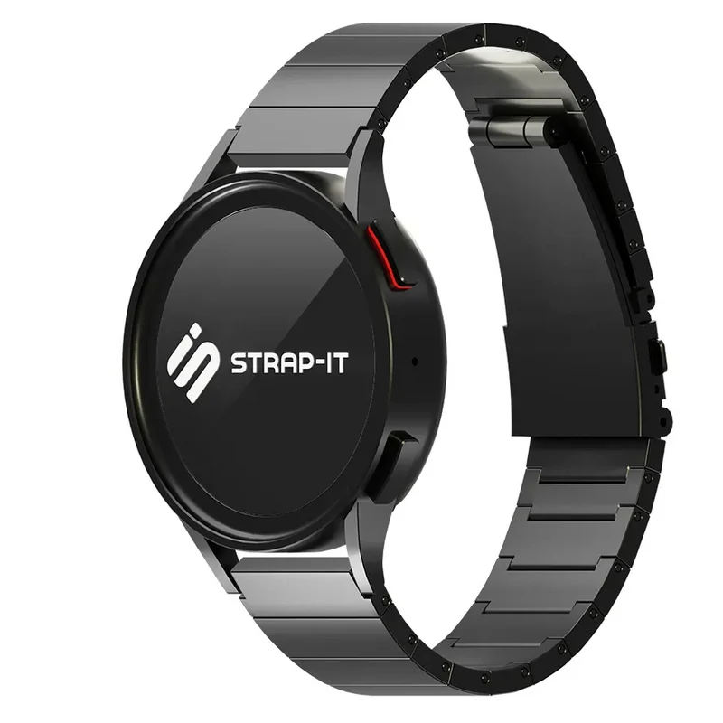 Correa titanio de lujo Motorola Moto Watch Ultra (negro)