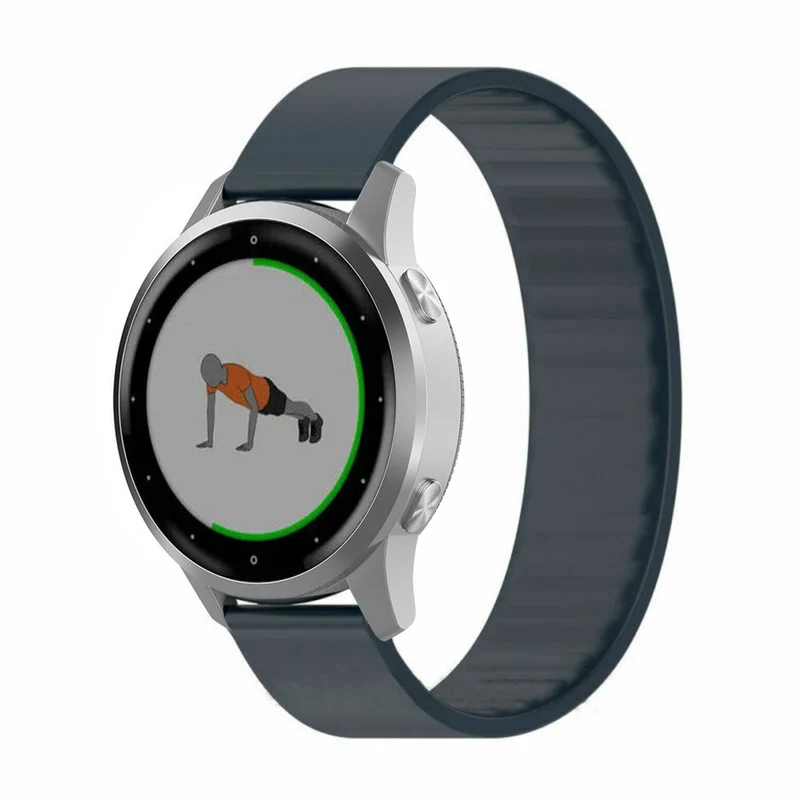 Correa elástica Garmin Vivoactive 4s (azul oscuro)