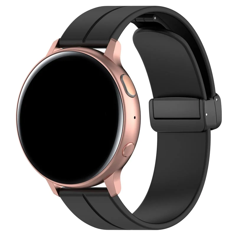Motorola Moto Watch Ultra D-Buckle Silicone Strap (Black)