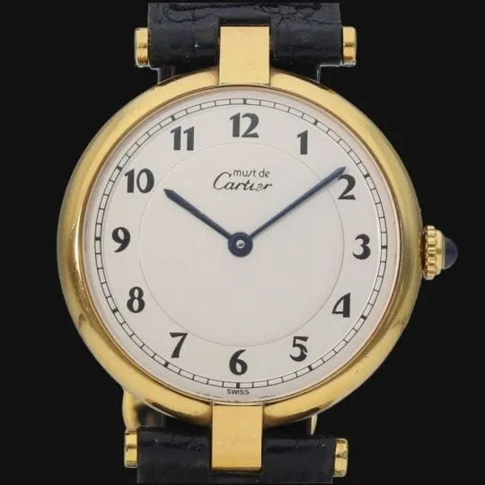 Cartier Must de Cartier - Watch in silver-gilt