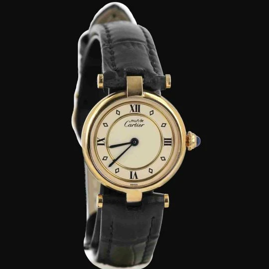 Cartier Must by Cartier - Watch in silver-gilt