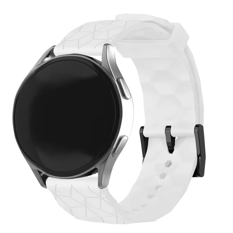 Motorola Moto Watch Ultra Silicone Strap Hexagons (White)