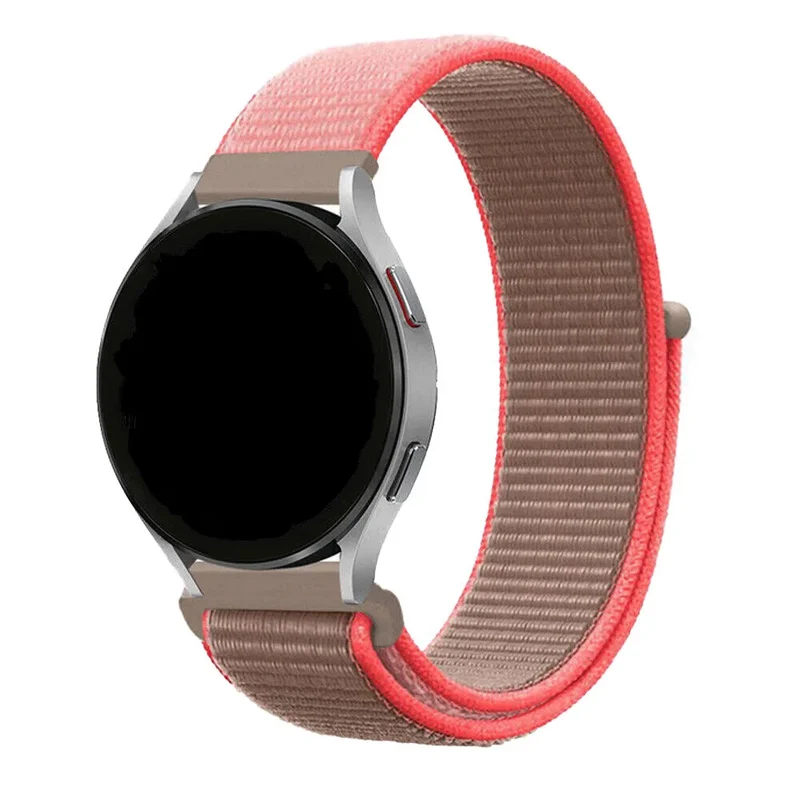 Correa nylon Motorola Moto Watch Ultra (rosa neón)