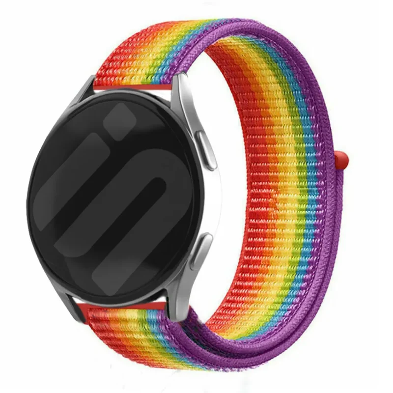 Correa nylon Motorola Moto Watch Ultra (arcoíris)
