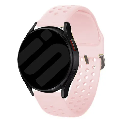 Correa silicona transpirable Motorola Moto Watch Ultra (rosa)