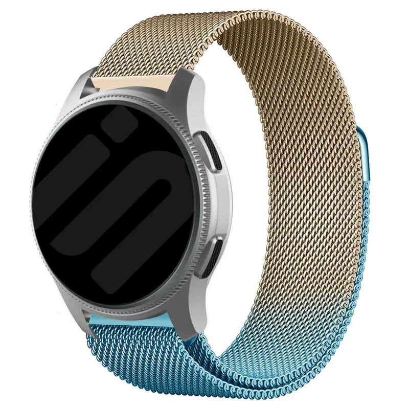Correa milanesa Motorola Moto Watch Ultra (azul dorado)