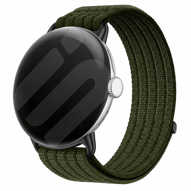 Correa nylon ultrafina Google Pixel Watch 3 - 45mm (verde oscuro)