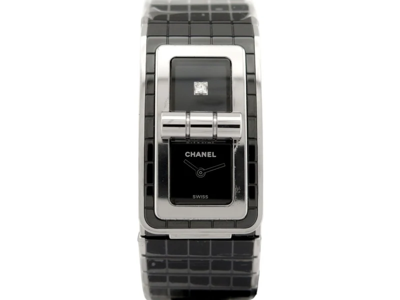CHANEL Code Coco - 21 mm ceramic and diamond watch