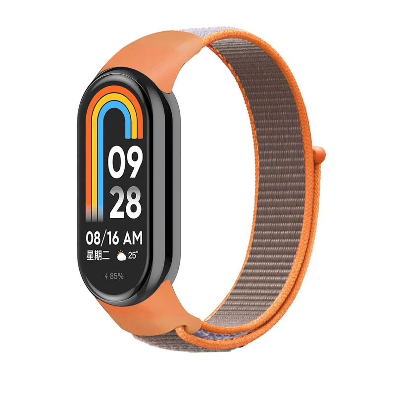 Correa nylon Xiaomi Smart Band 11 (naranja/marrón)