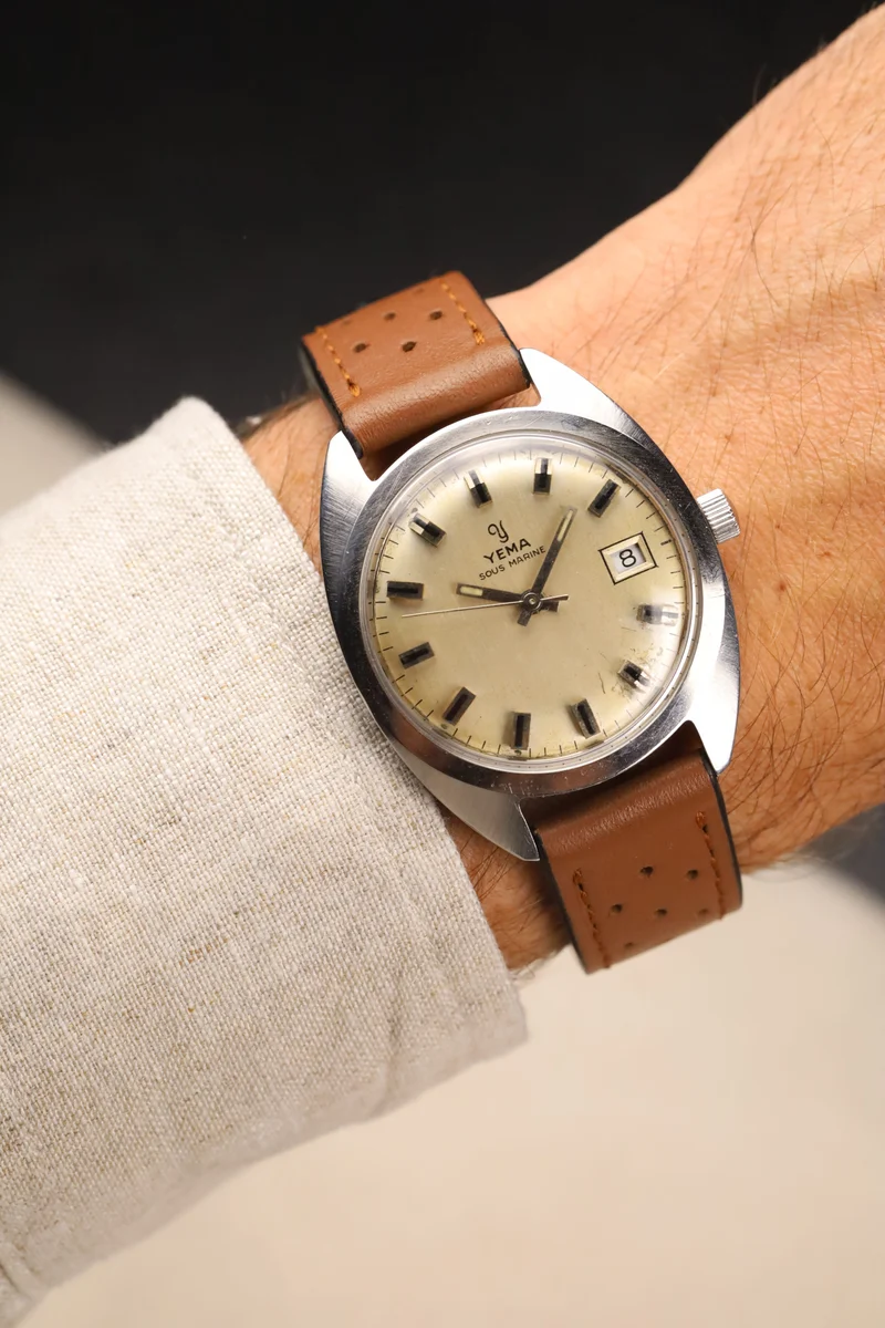 Yema Sous-Marine - Steel watch