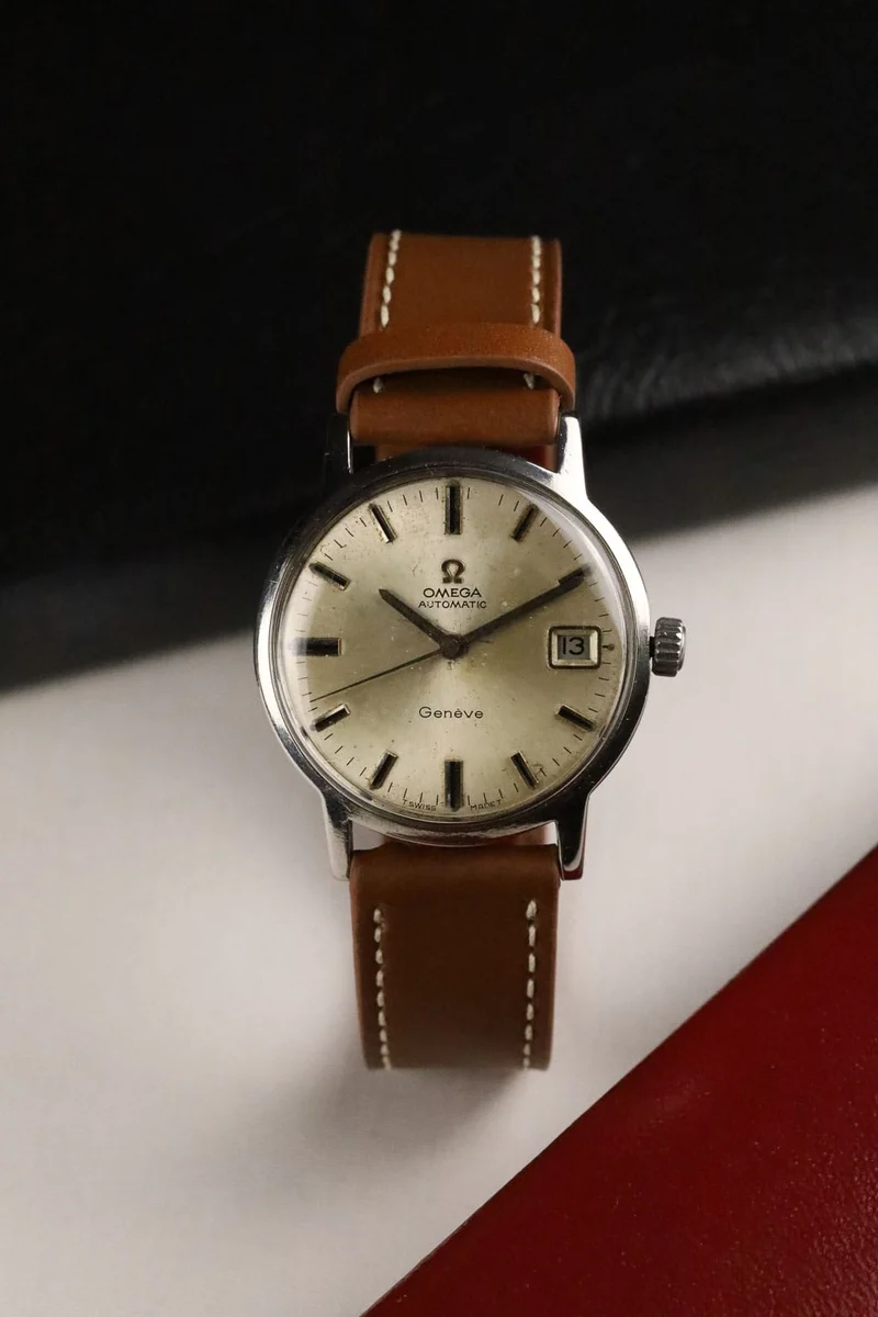 Omega Geneva Date - Automatic steel watch