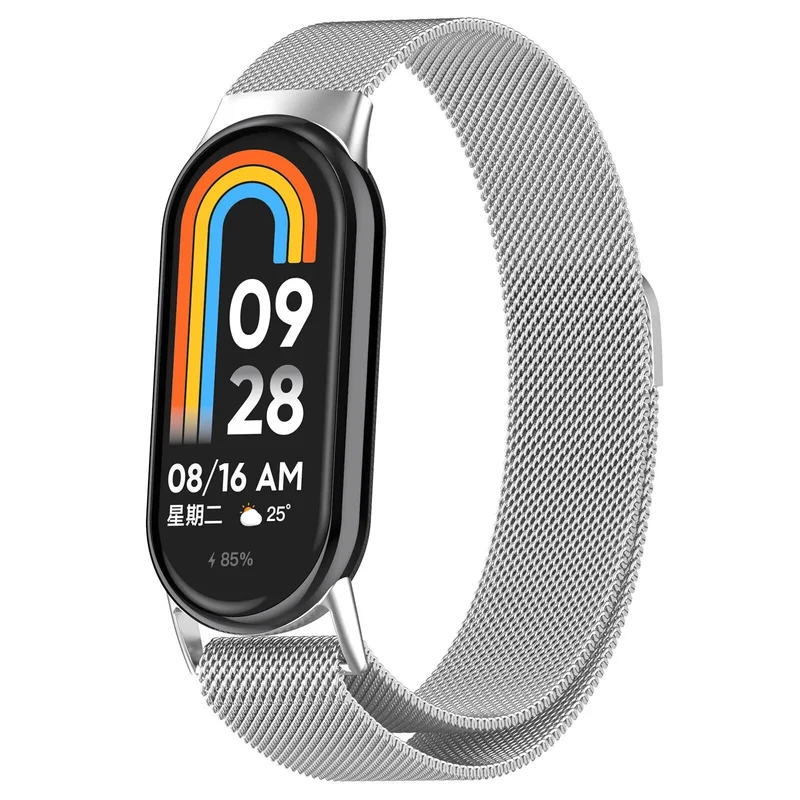 Correa milanesa Xiaomi Smart Band 11 (plata)