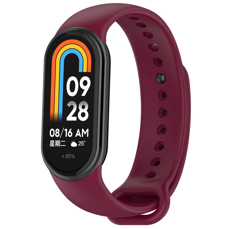 Correa silicona Xiaomi Smart Band 11 (rojo vino)