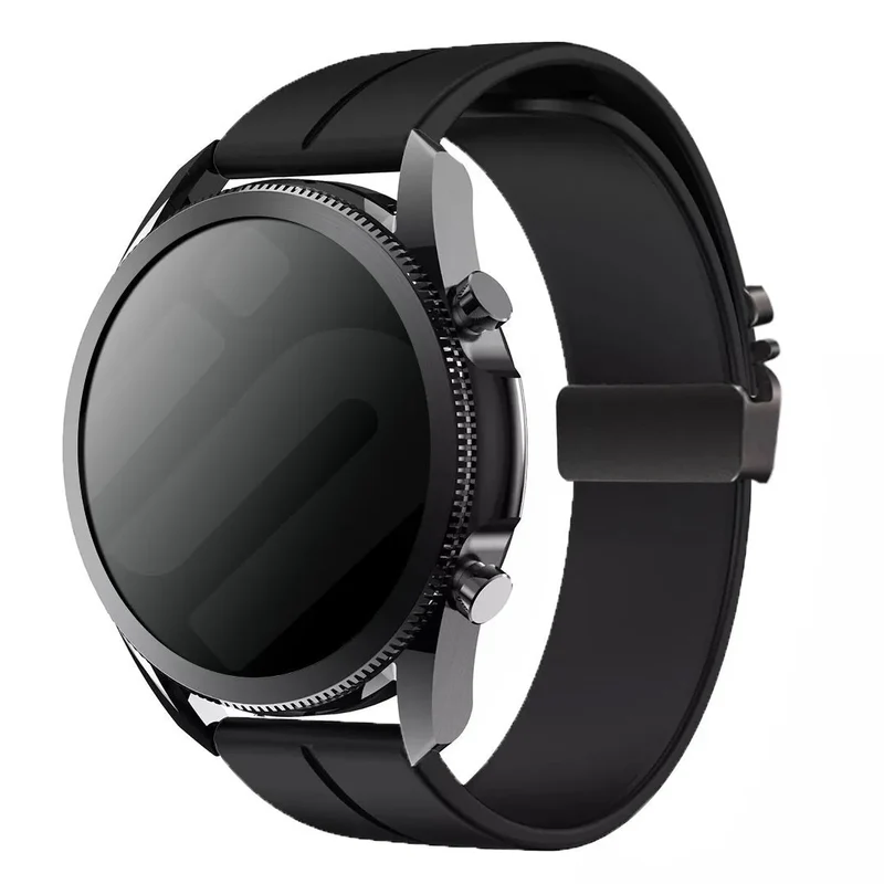 Motorola Moto Watch Ultra Silicone Strap P-Buckle (Black)