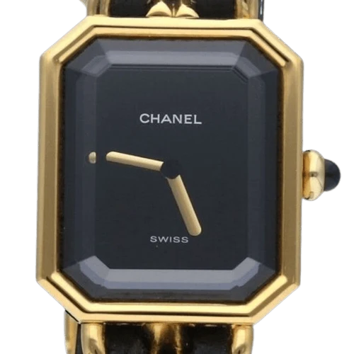 Chanel First - Gold-plated size L watch