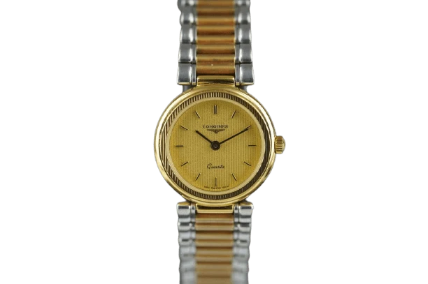 Longines Quartz - Two-tone steel watch