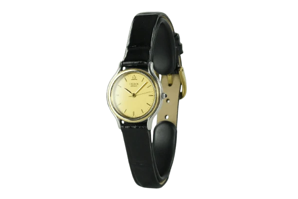 Seiko Credor - Women's quartz watch in gold and steel