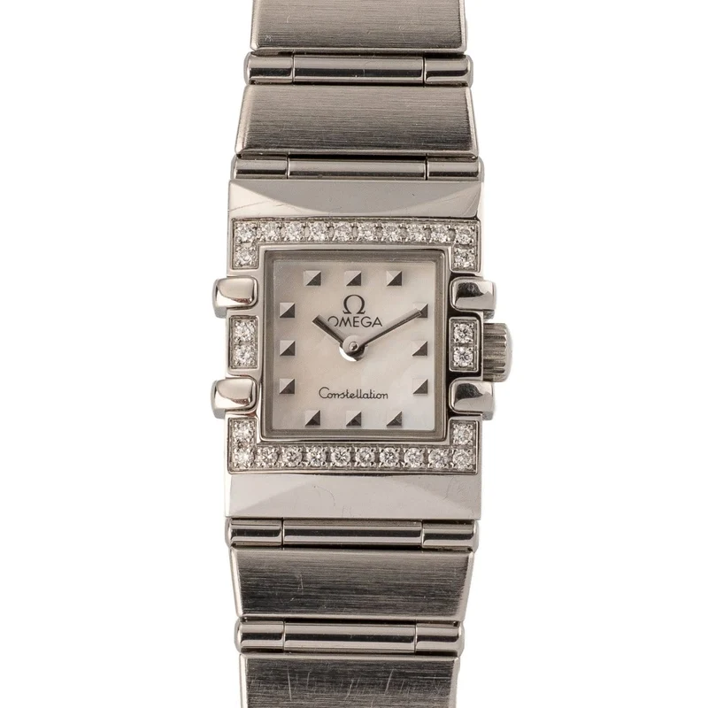 Omega Constellation Quadra - Women's steel watch