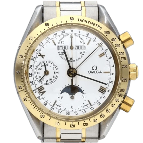 Omega Speedmaster - Steel and yellow gold watch