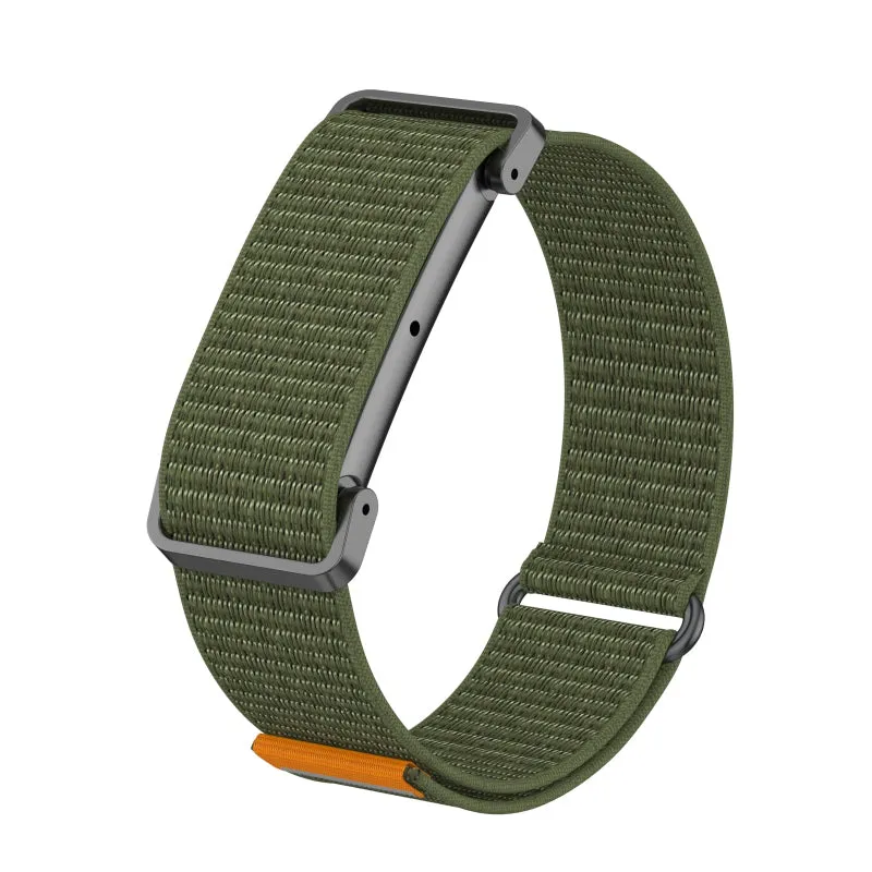 Correa nylon con marco Fitbit Air (verde militar)