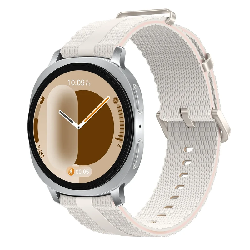Correa activa silicona Samsung Galaxy Watch 9 - 44mm (blanco estrella)