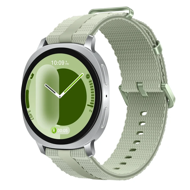 Correa activa silicona Samsung Galaxy Watch 9 - 40mm (verde claro)