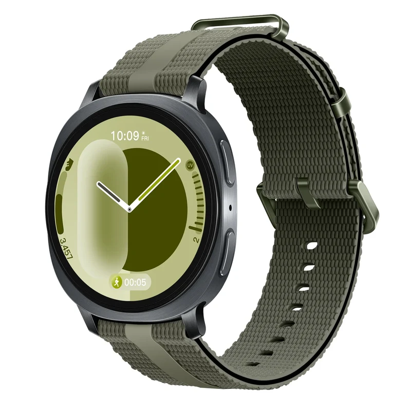 Correa activa silicona Samsung Galaxy Watch 9 - 40mm (verde militar)