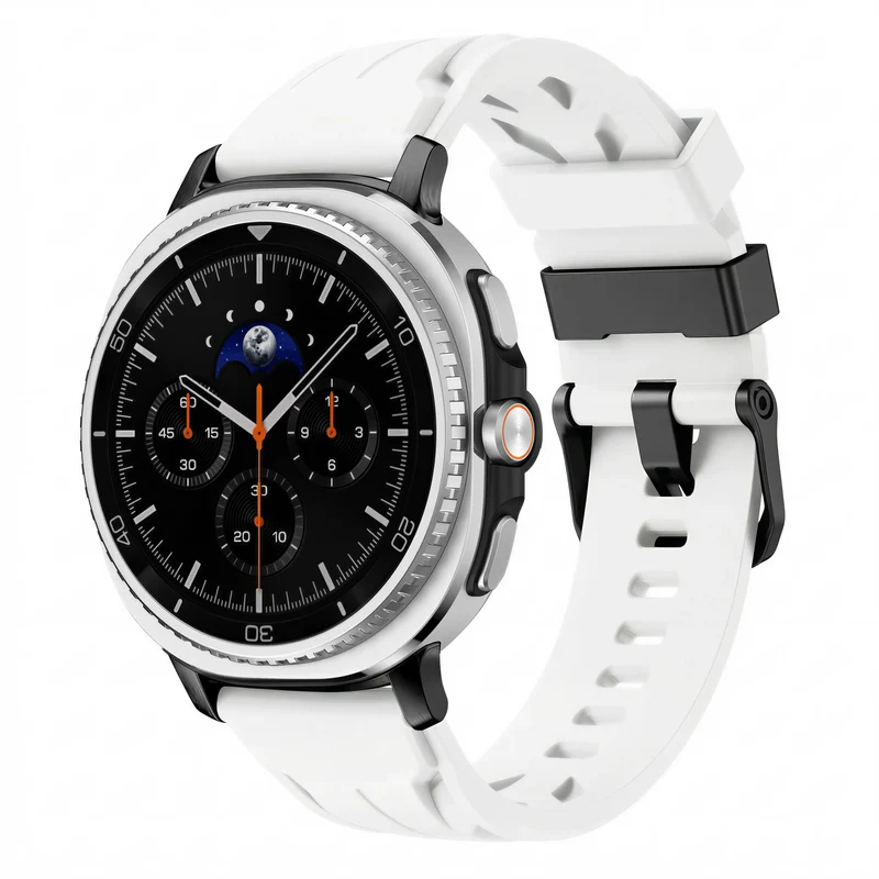 Correa silicona race Samsung Galaxy Watch 9 - 40mm (blanco)