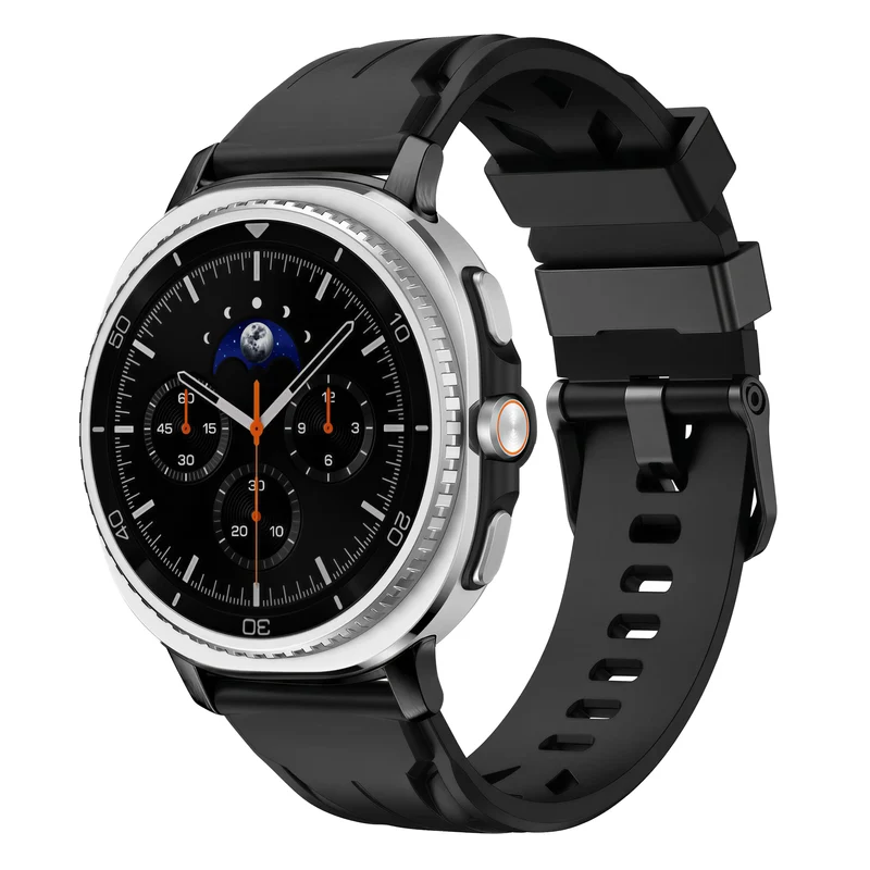 Correa silicona race Samsung Galaxy Watch 9 - 44mm (negro)