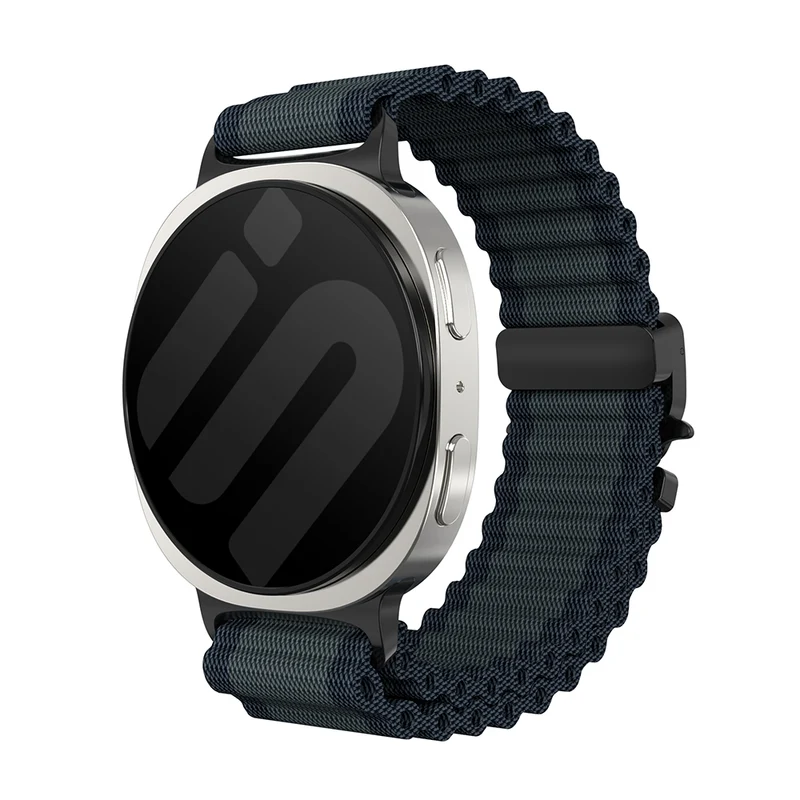 Correa nylon Outdoor con hebilla-P Samsung Galaxy Watch 9 - 40mm (negro con negro)