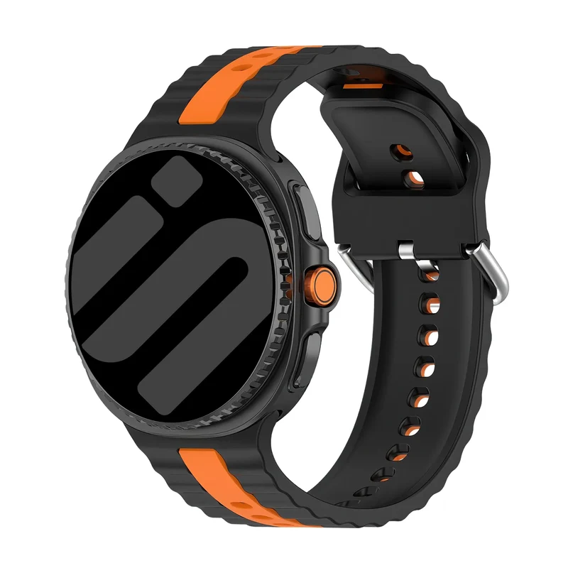 Correa deportiva 'Doble' Samsung Galaxy Watch 9 - 40mm (negro/naranja)