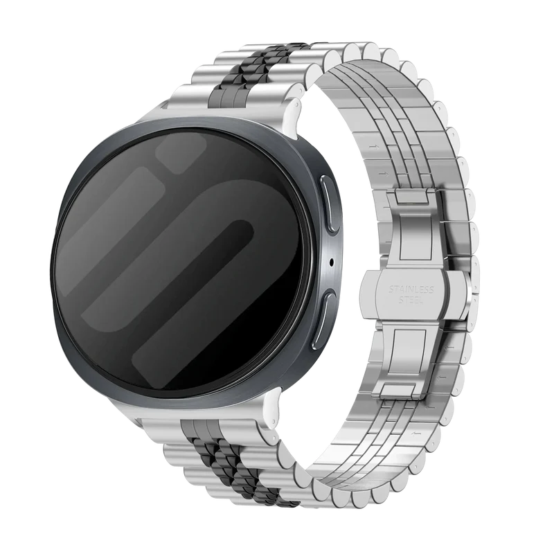 Correa acero 'Jubilee' Samsung Galaxy Watch 9 - 44mm (plata/negro)