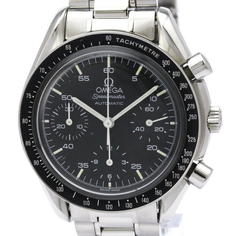 Omega Speedmaster Reduced - Automatic chronograph watch in steel