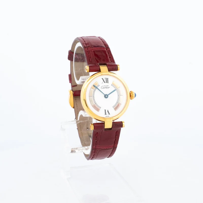 Cartier Must Vendôme - SM watch in silver-gilt