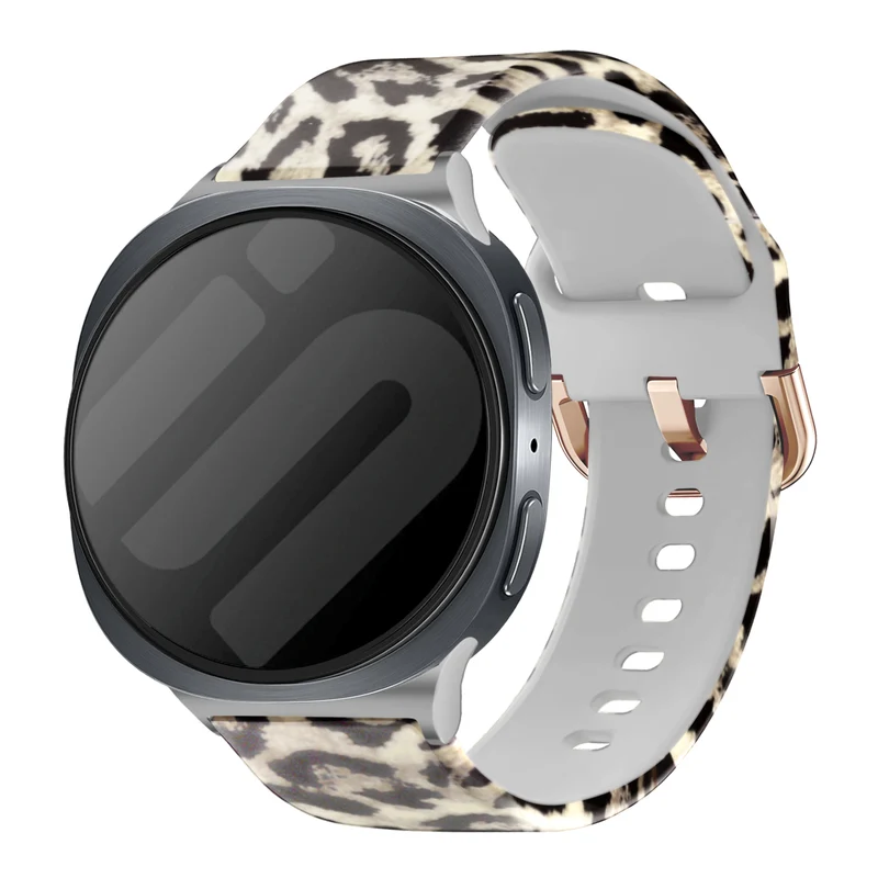 Correa silicona estampado Samsung Galaxy Watch 9 - 40mm (leopardo afortunado)