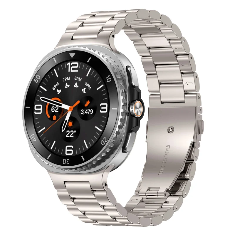 Correa acero Samsung Galaxy Watch 9 - 40mm (blanco estrella)