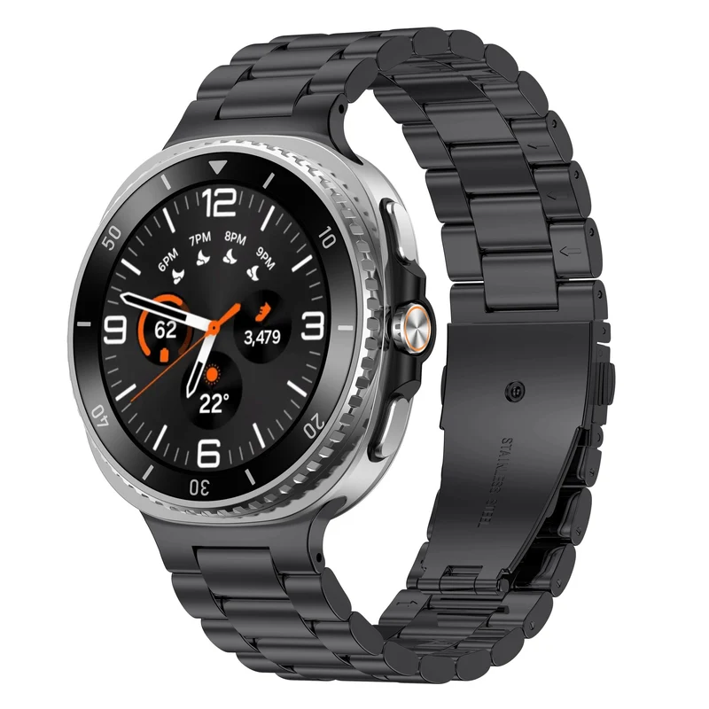 Correa acero Samsung Galaxy Watch 9 - 40mm (negro)
