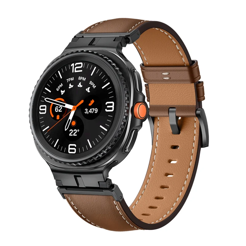 Correa cuero 'Premium' Samsung Galaxy Watch 9 - 44mm (marrón)