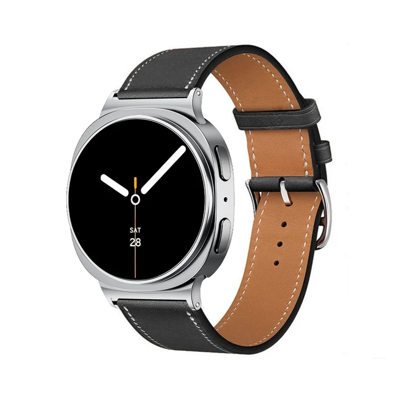 Correa cuero Clasico Samsung Galaxy Watch 9 - 40mm (negro)