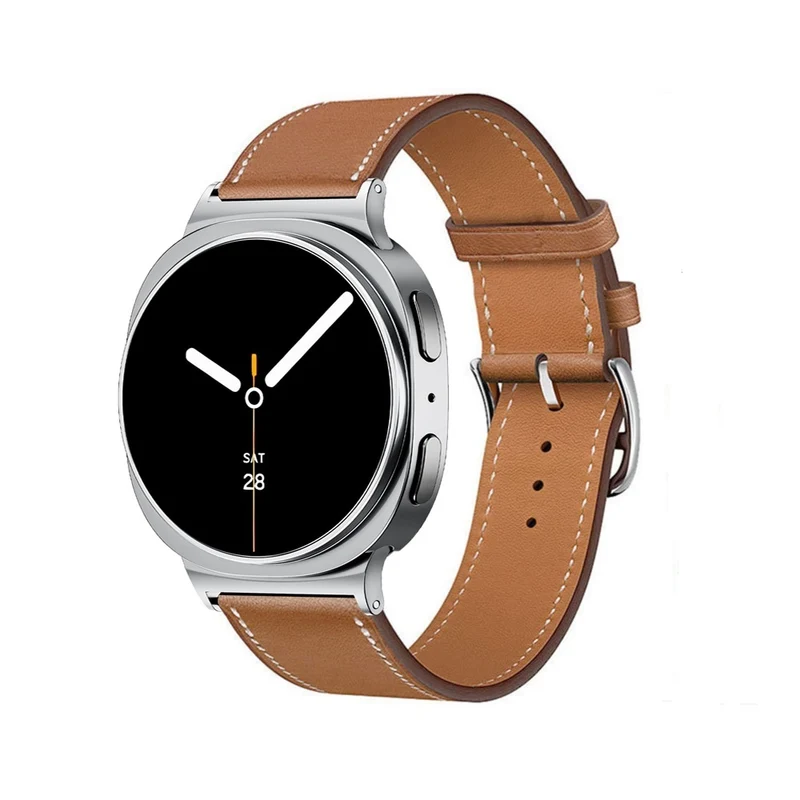 Correa cuero Clasico Samsung Galaxy Watch 9 - 40mm (marrón)