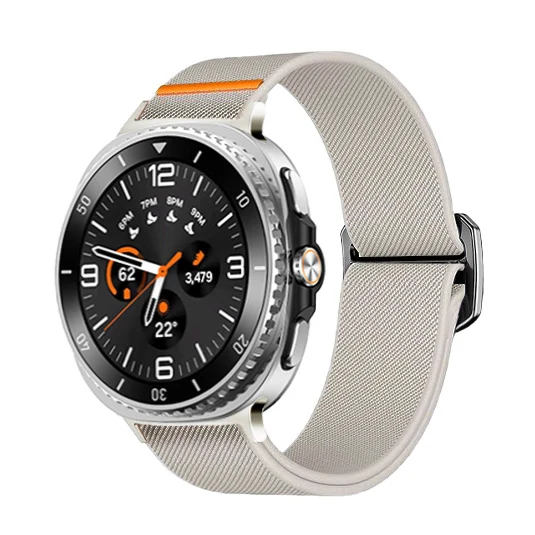 Correa elástica Samsung Galaxy Watch 9 - 40mm (blanco estrella)