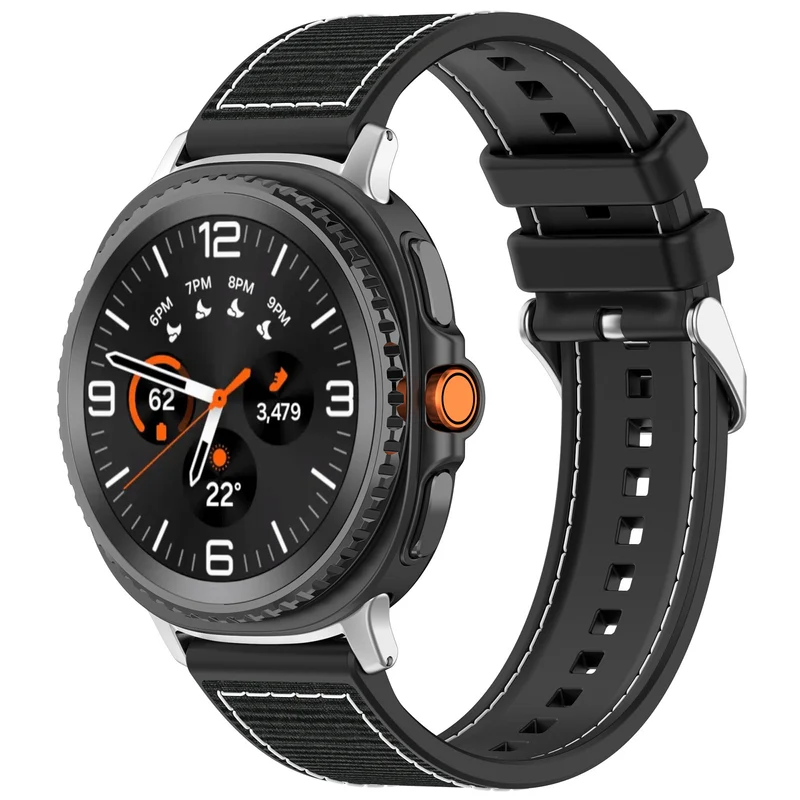 Correa nylon híbrida Samsung Galaxy Watch 9 - 40mm (negro)
