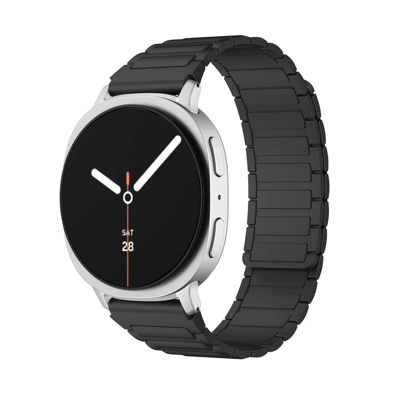 Correa silicona magnética Samsung Galaxy Watch 9 - 40mm (negro)