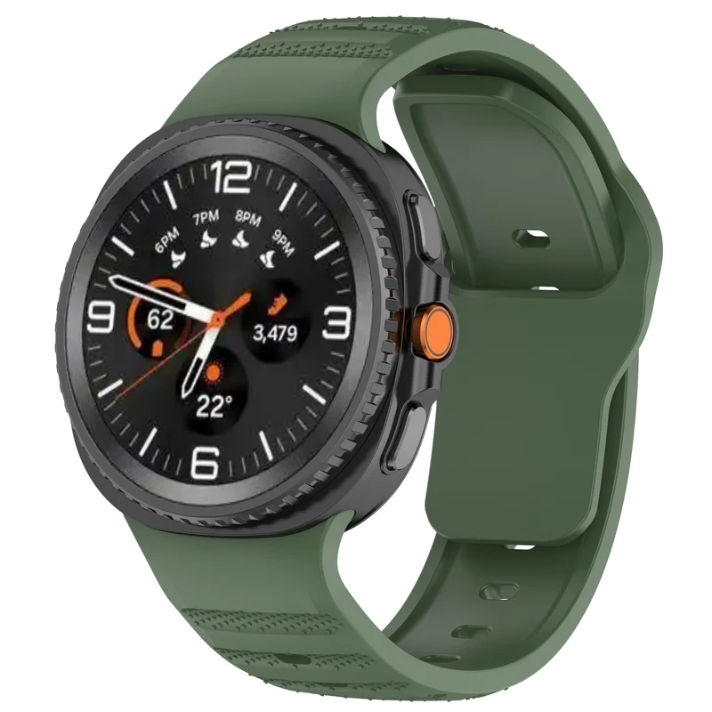 Correa silicona Outdoor Samsung Galaxy Watch 9 - 40mm (verde militar)