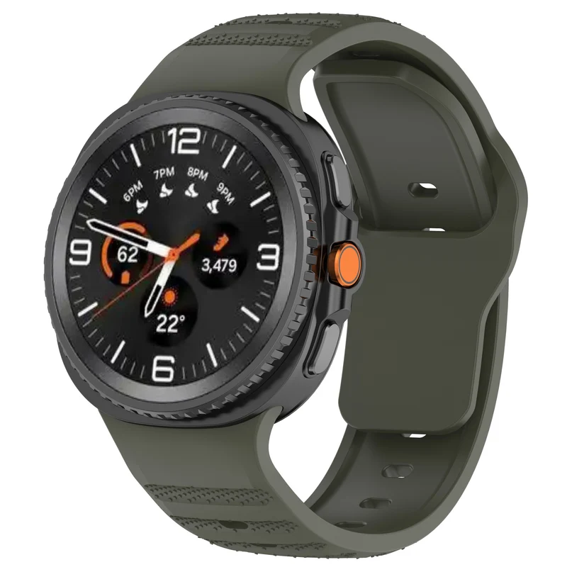 Correa silicona Outdoor Samsung Galaxy Watch 9 - 44mm (verde oscuro)