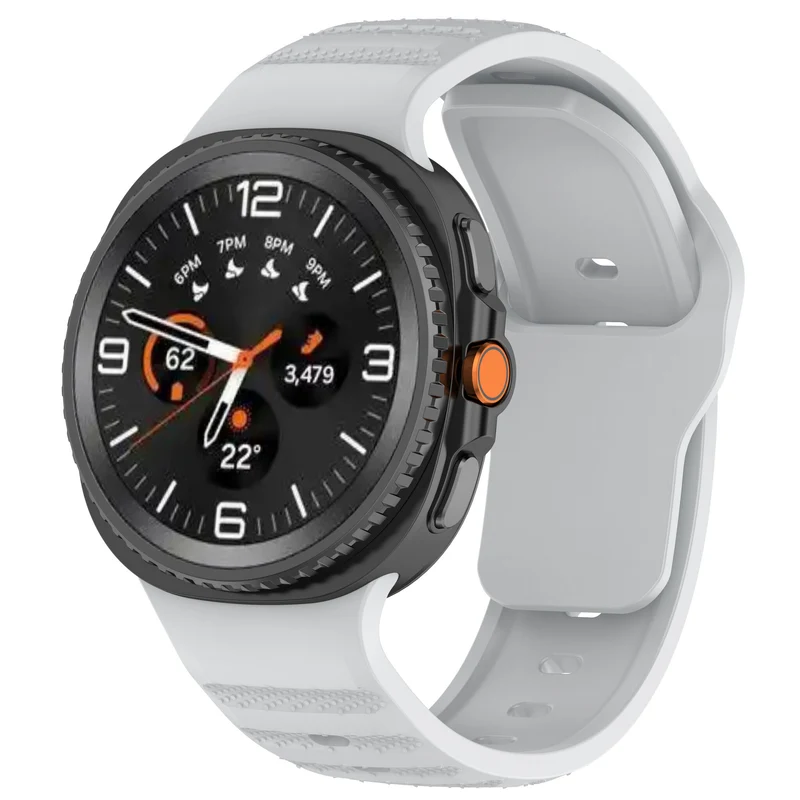 Correa silicona Outdoor Samsung Galaxy Watch 9 - 44mm (gris)