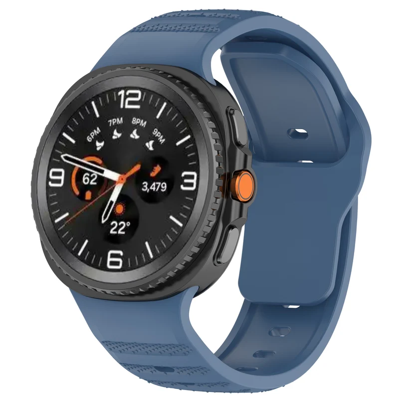 Correa silicona Outdoor Samsung Galaxy Watch 9 - 44mm (gris-azul)