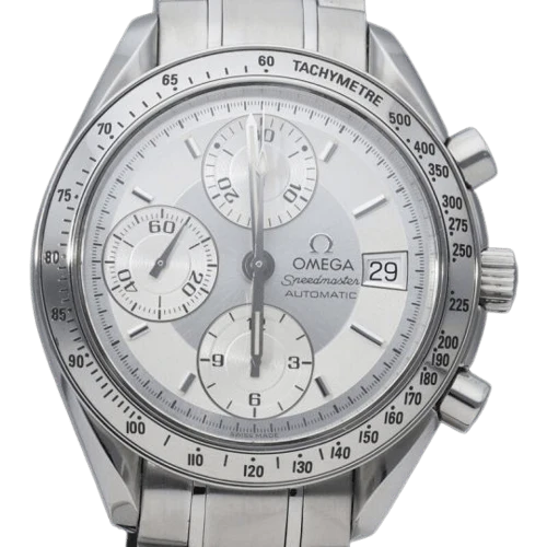 Omega Speedmaster - Automatic chronograph date watch in steel