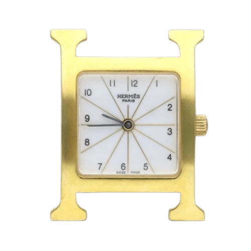 Hermès Hour H - Women's gold-plated and steel watch